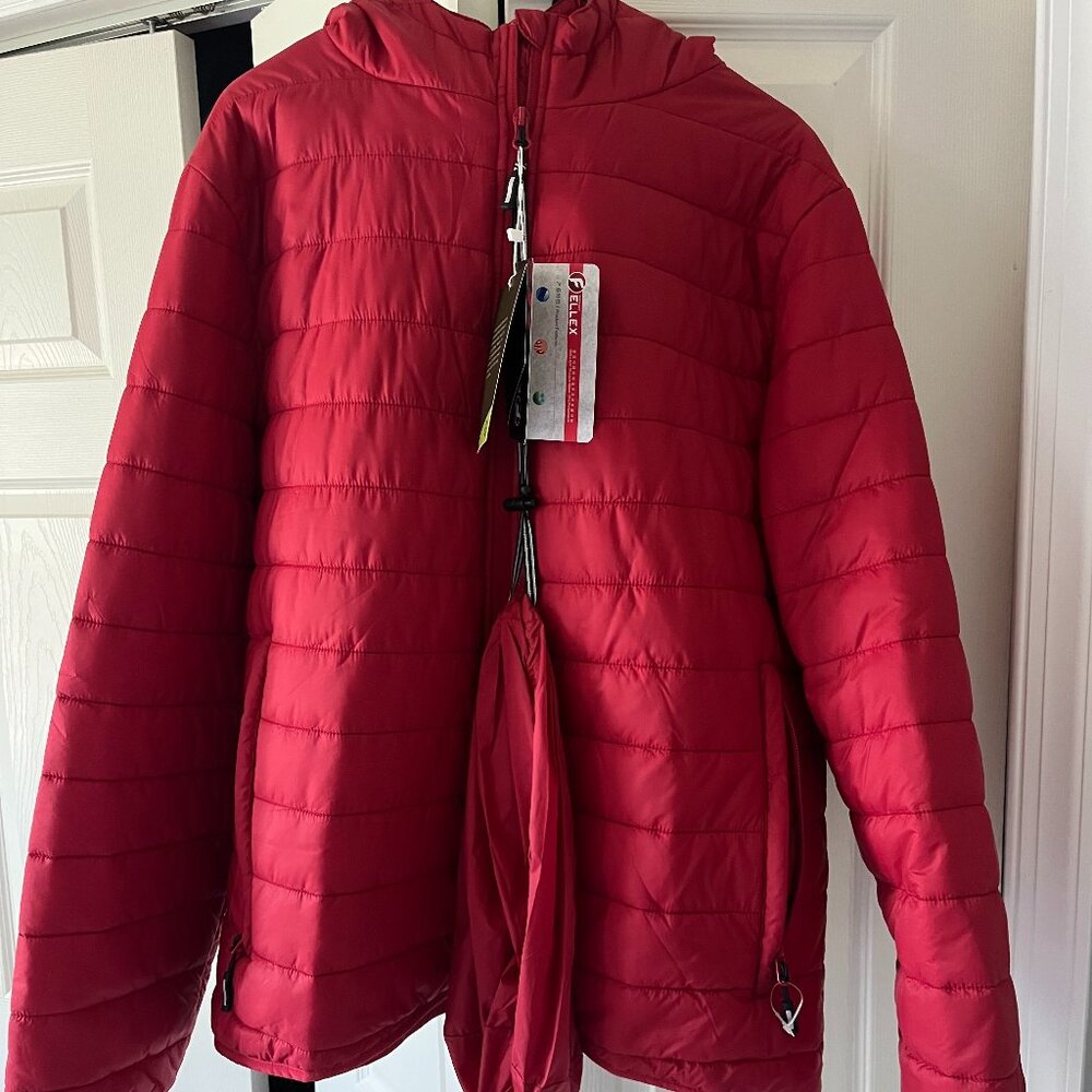 NWT | Women's Red Packable Coat |  XL